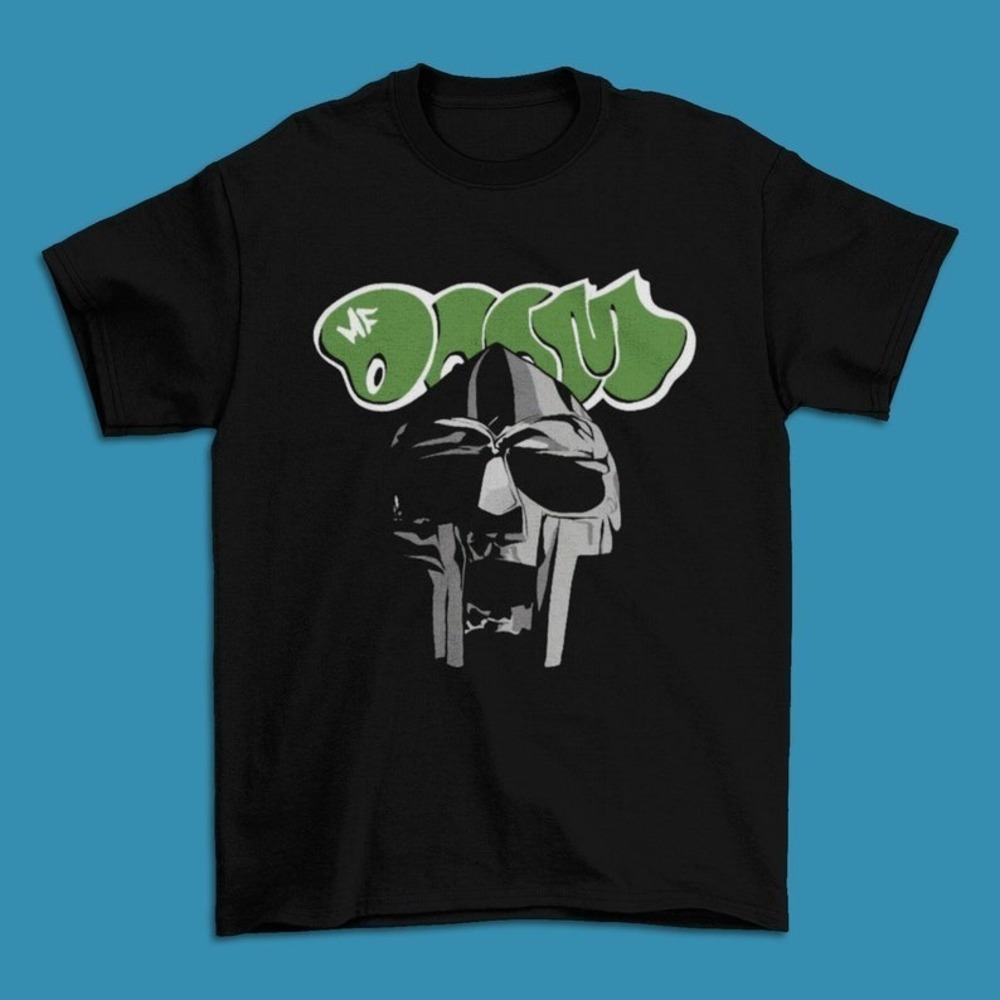 Retro Inspired Design MF Doom Black Unisex T-Shirt